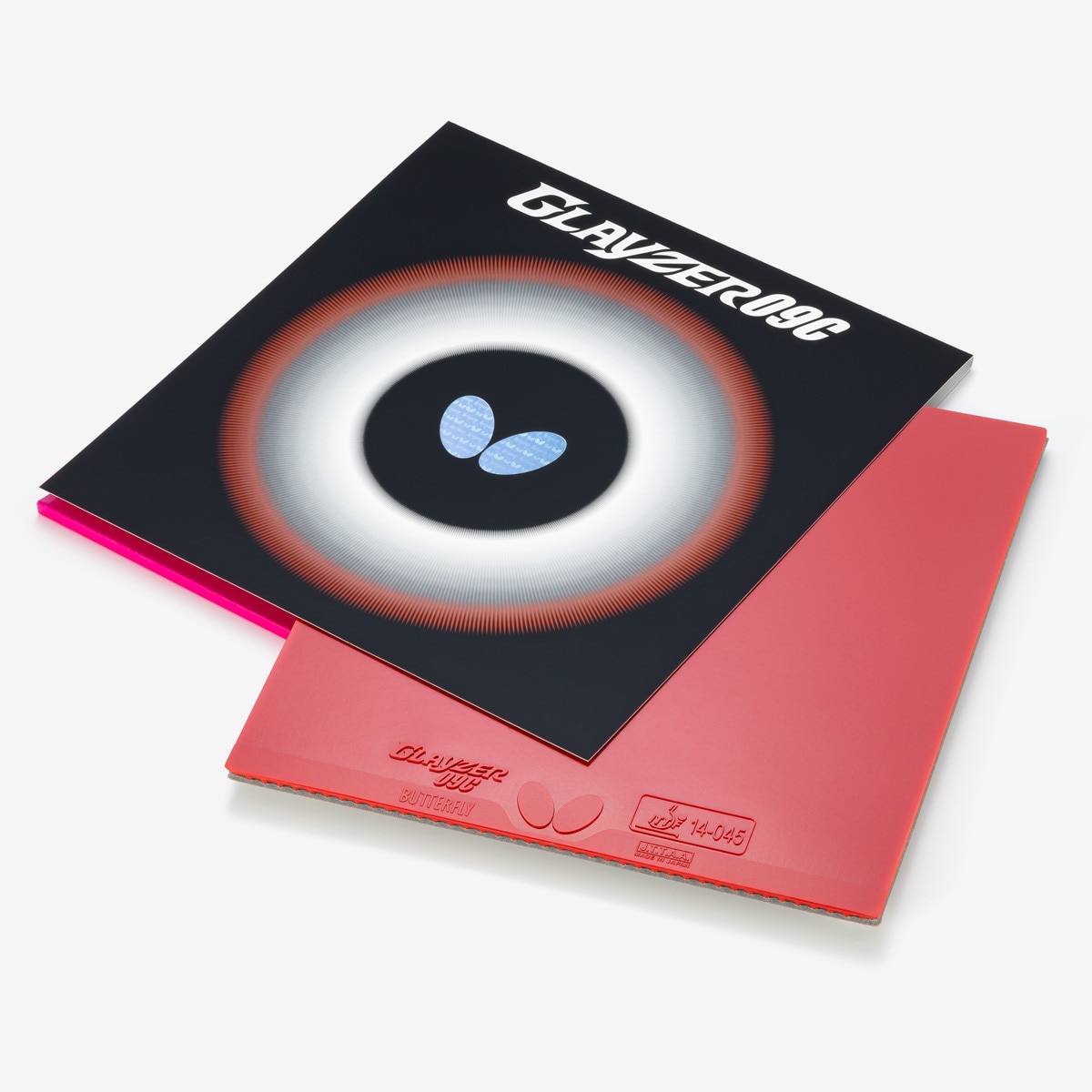 Butterfly GLAYZER 09C: Rubber laying horizontal